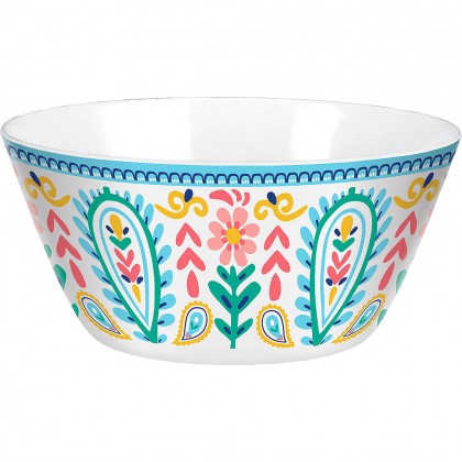 Boho Vibes Salad Bowl Melamine