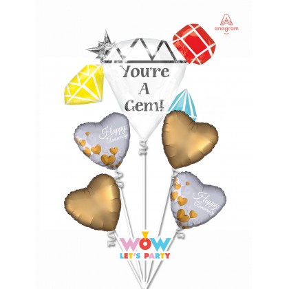 You're A Gem Anniversary Bouquet