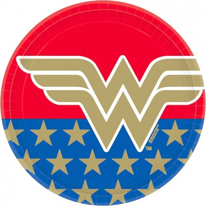 DC Wonder Woman™ Classic Round Plates 9in