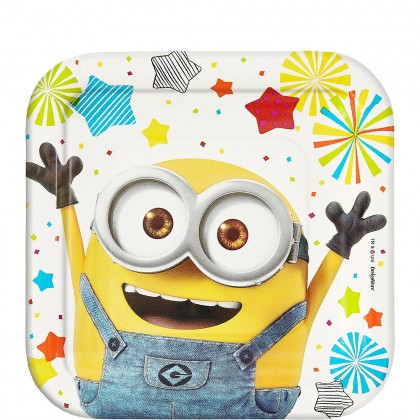 Despicable Me™  Square Plates 7 in
