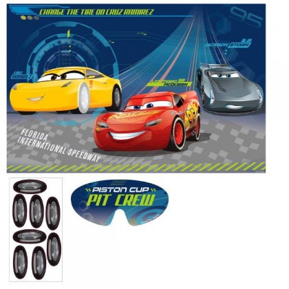 Disney Pixar Cars 3 Party Game Paper