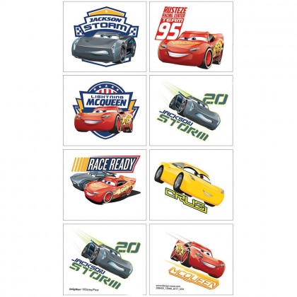 Disney Pixar Cars 3 Tattoo Favors