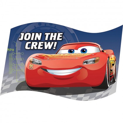 Disney Pixar Cars 3 Postcard Invitations