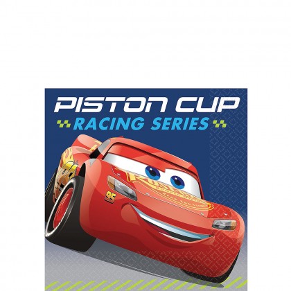 Disney Pixar Cars 3 Beverage Napkins