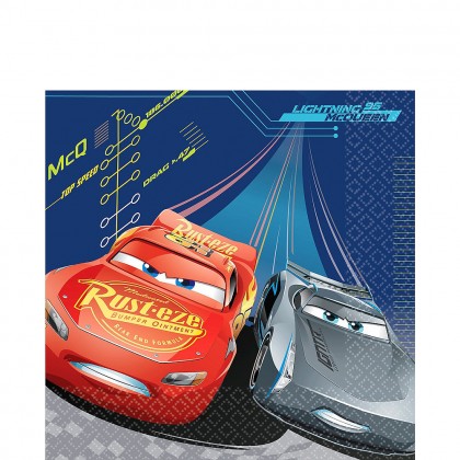 Disney Pixar Cars 3 Luncheon Napkins