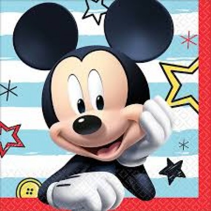 Disney Mickey On The Go Beverage Napkins