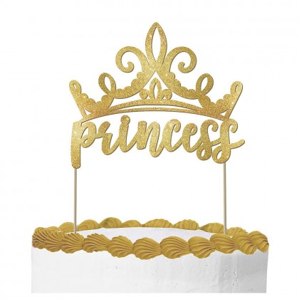 ©Disney Princess Once Upon A Time Glitter Cake Pick