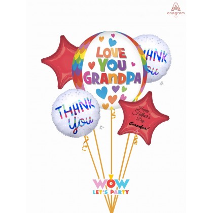 Father's Day "Love You Grandpa" Orbz Bouquet