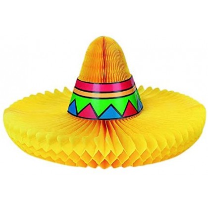 Fiesta Sombrero Honeycomb Centerpiece