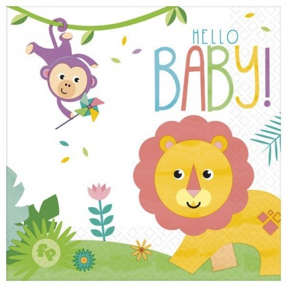 Fisher-Price Hello Baby Luncheon Napkins