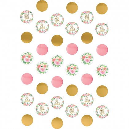 Floral Baby String Decorations Paper & Foil