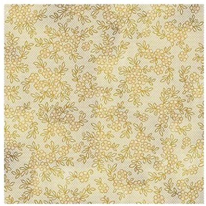 Gift Wrap Gold Lace Wedding Printed Jumbo