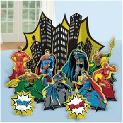 Justice League Heroes Unite Table Decorating Kit - Paper