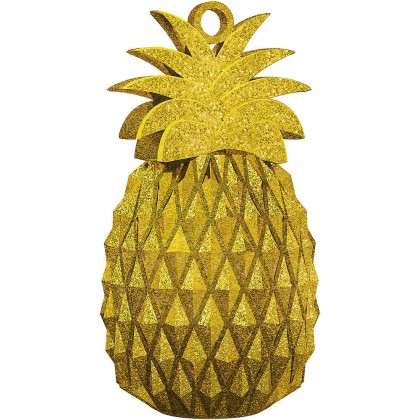 Pineapple Balloon Weight Glitter Plastic