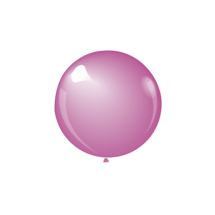 KDI 12" MET Dark Pink Round - JH