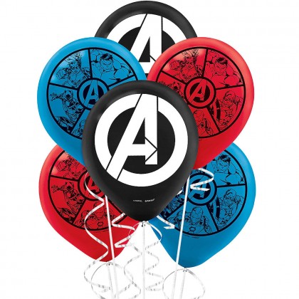 Marvel Avengers Powers Unite™ Printed Latex Balloons  Asst. Colors