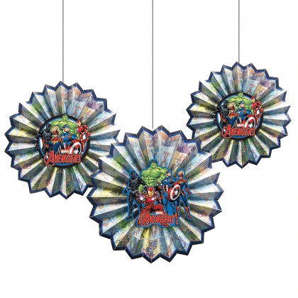 Marvel Avengers Powers Unite™ Fan Decorations - Paper