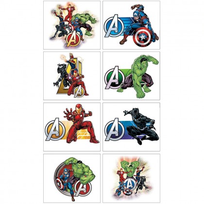 Marvel Avengers Powers Unite™  Tattoo Favors