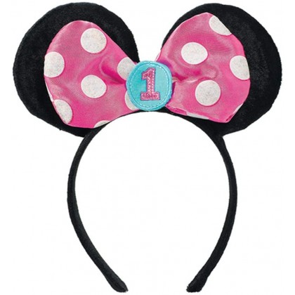Disney Minnie Fun To Be One Novelty Headband - Fabric