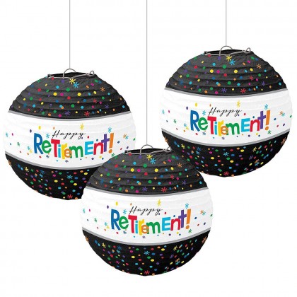 Officially Retired Paper Lanterns w/Metal Frame
