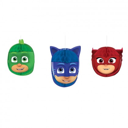 PJ Masks Honeycomb Decorations