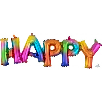 G20 30" (Rainbow) Block Phrase : Happy