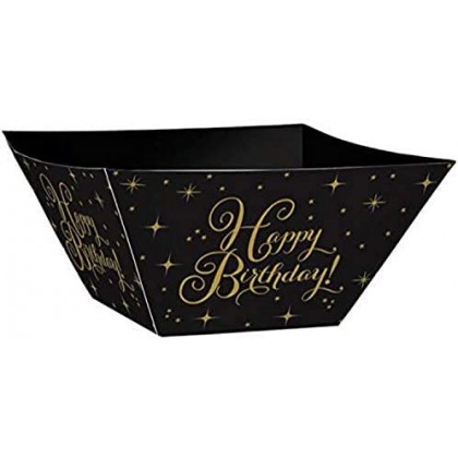 Gold Birthday Bowls Large - Paper