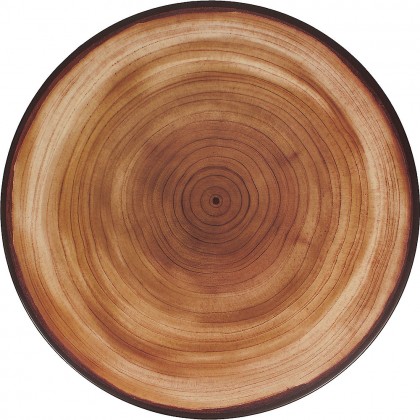 Rustic Round Tray Melamine