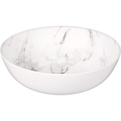 Printed Marble Bowl Large Melamine