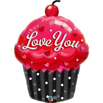 Q 35" Love You CupCake