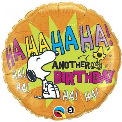 Q 18" Peanuts HAHAHAHA Birthday