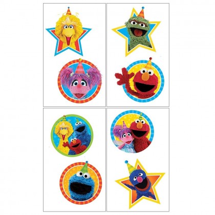 Sesame Street 2 Tattoo Favors