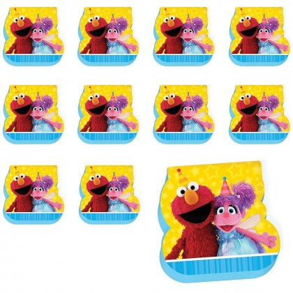Sesame Street 2 Die Cut Notepad Favor