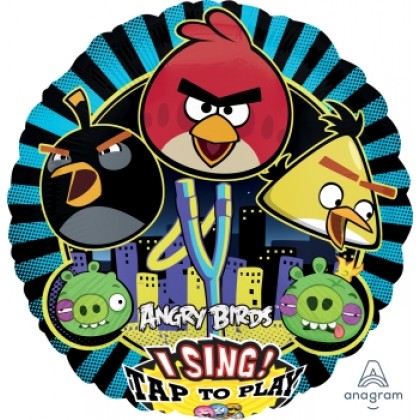 P75 28" Angry Birds Jumbo Sing-A-Tune® XL® Foil Balloon