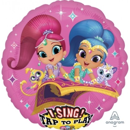 P75 28" Shimmer & Shine Jumbo Sing-A-Tune® XL® Foil Balloon