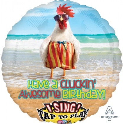 P75 28" Avanti Chicken Dance Jumbo Sing-A-Tune® XL® Foil Balloon