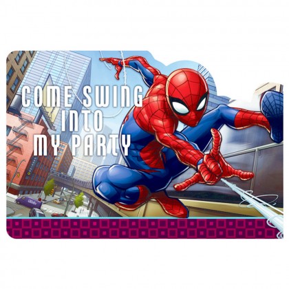 Spider-Man Webbed Wonder Postcard Invitations