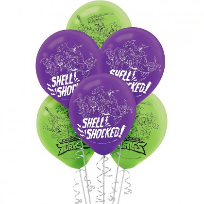 Rise Of The TMNT ™ Printed Latex Balloons - Asst. Colors