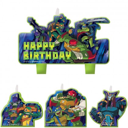 Rise Of The TMNT ™ Birthday Candle Set