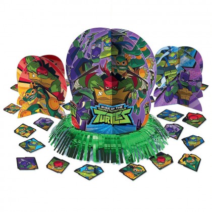 Rise Of The TMNT ™ Table Decorating Kit - Paper & Foil Fringe