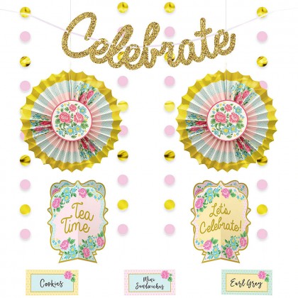 Tea Party Buffet Table Decorating Kit