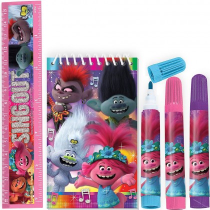 ©Trolls World Tour Stationery Set Favor