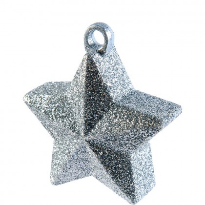 Silver Glitter Star Weight