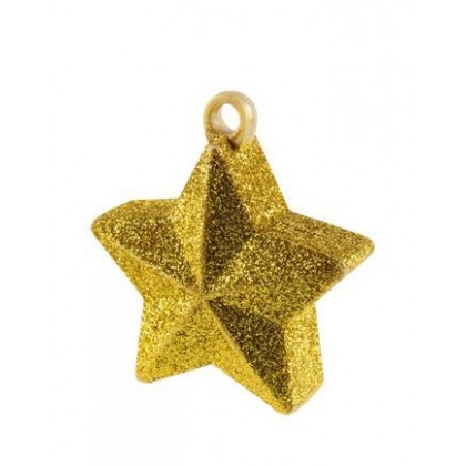 Gold Gliter Star Weight