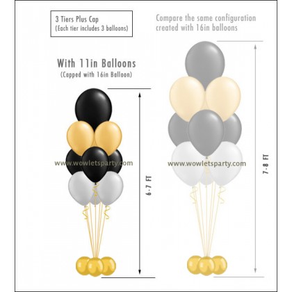 Balloon Tree 4-Tier (10 Latex)