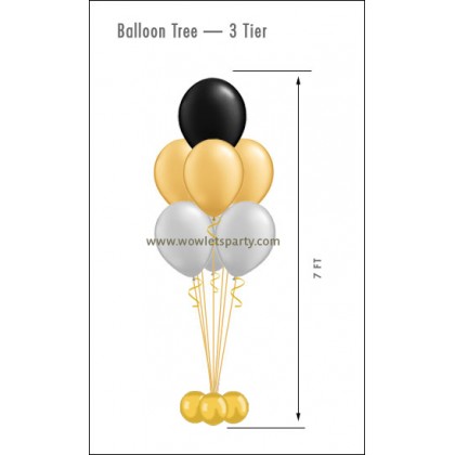 Balloon Tree 3-Tier (7 Latex)