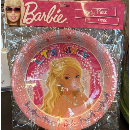 Barbie 9" Round Plate