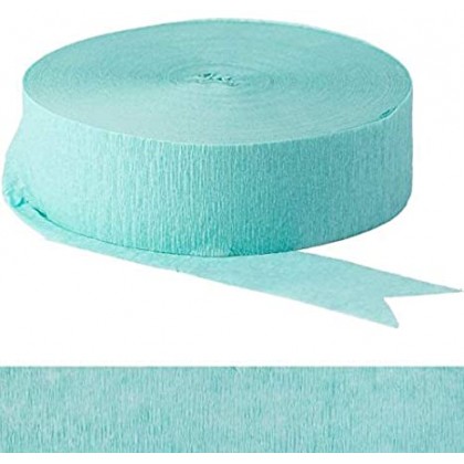 Crepe Streamer - Robins Egg Blue