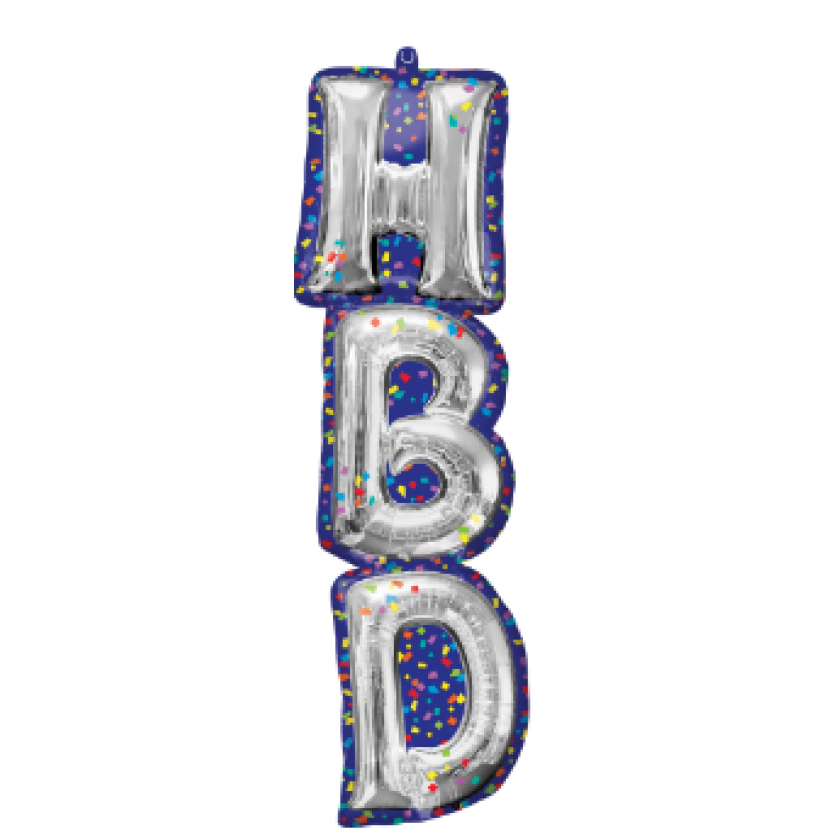 LRG SHPI XL HBD BALLOON LETTERS