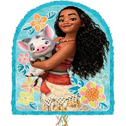 Disney Moana Licensed Outline Pull Piñata